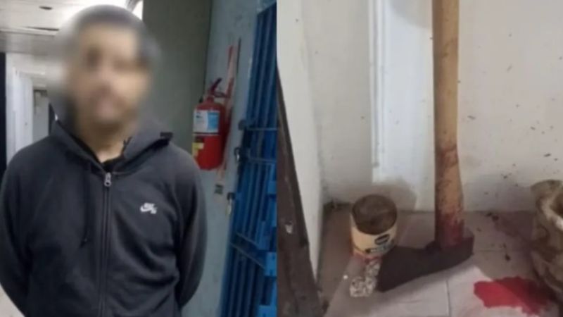 Conmoción: un hombre con esquizofrenia asesinó a hachazos a su madre