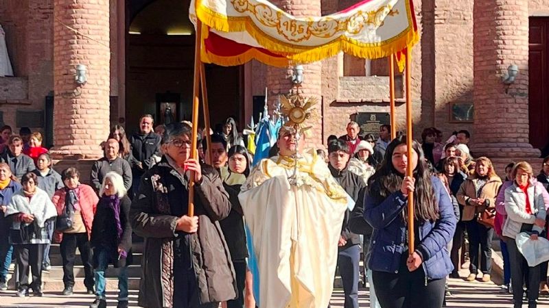 Celebración de Corpus Christi en Belén