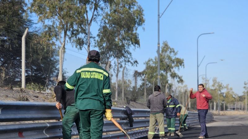 Corte de calles en inmediaciones del Predio Ferial