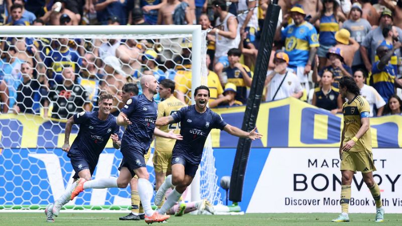 Papelón de Boca: empató con Auckland y fue eliminado