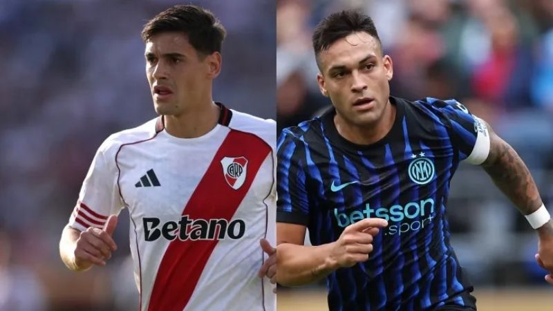 River en cruce de riesgo con el Inter de Lautaro