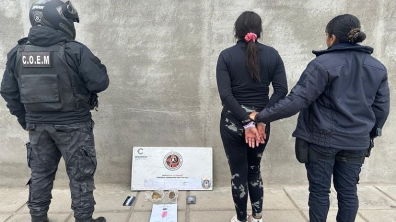 Detenida con más de 200 gramos de marihuana