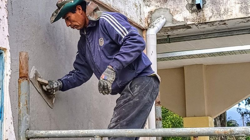 Avanza la refacción integral de la Escuela Agrotécnica de Alijilán