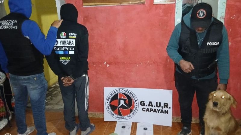 Secuestran cocaína y marihuana en Capayán