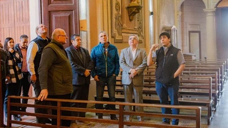 Avanzan las obras de puesta en valor de la cripta del Seminario