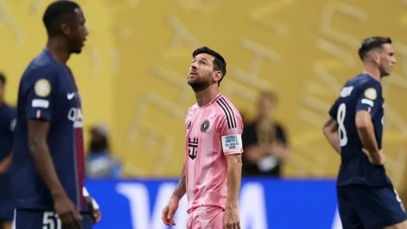 EL PSG fue demasiado para el Inter de Messi