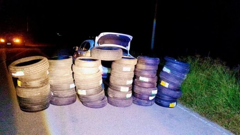 Decomisan 43 cubiertas