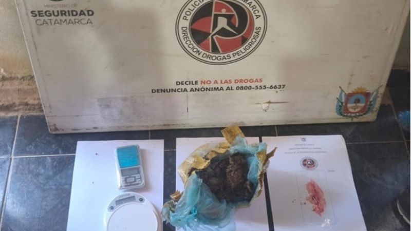 Secuestran droga tras un allanamiento