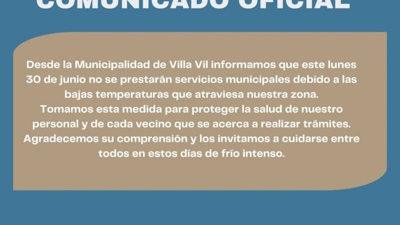 Municipios de Belén también dan asueto por el frío