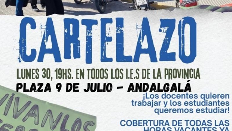 "Cartelazo" en Andalgalá