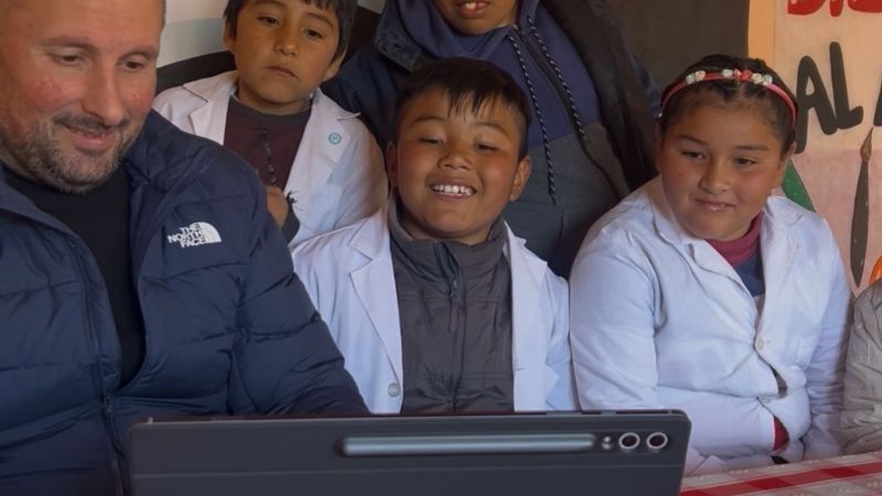 Marchioli gestionó soluciones energéticas para la escuela de Ampujaco