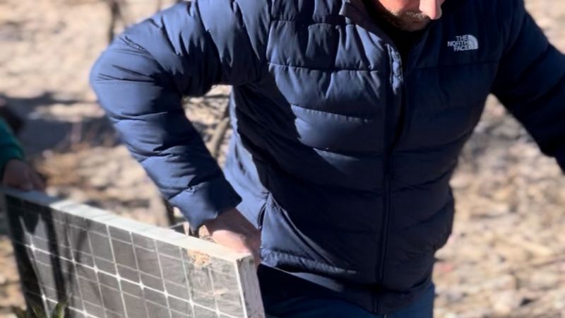 Marchioli gestionó soluciones energéticas para la escuela de Ampujaco