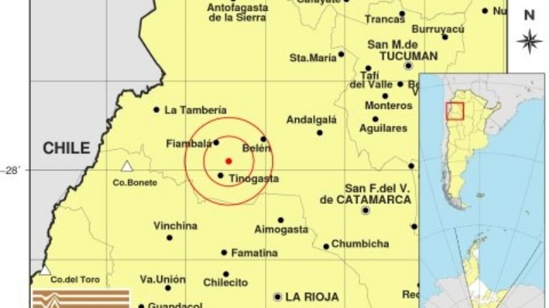 Se registraron dos temblores en las últimas horas