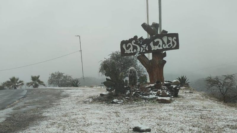 Mirá las postales: tras 18 años, se registró caída de nieve en la Capital