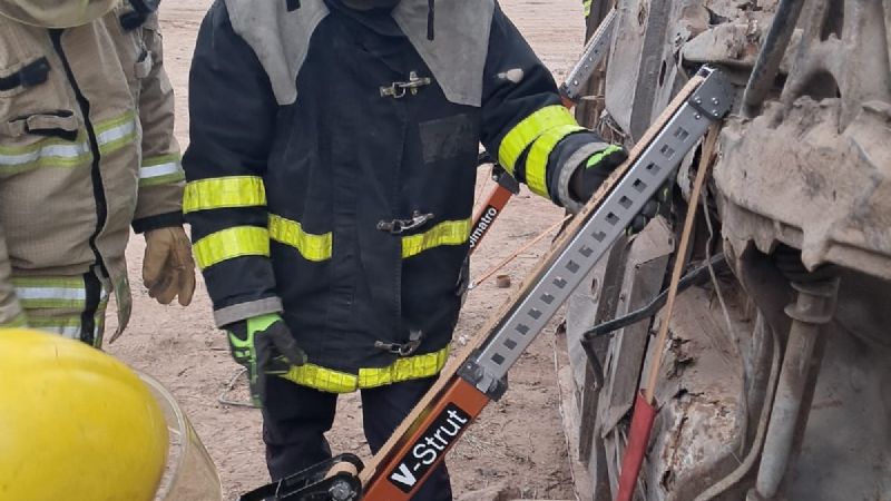 Exitosa capacitación sobre Rescate Vehicular Liviano