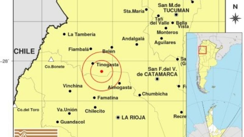 Junio termina con dos temblores más en el Oeste provincial
