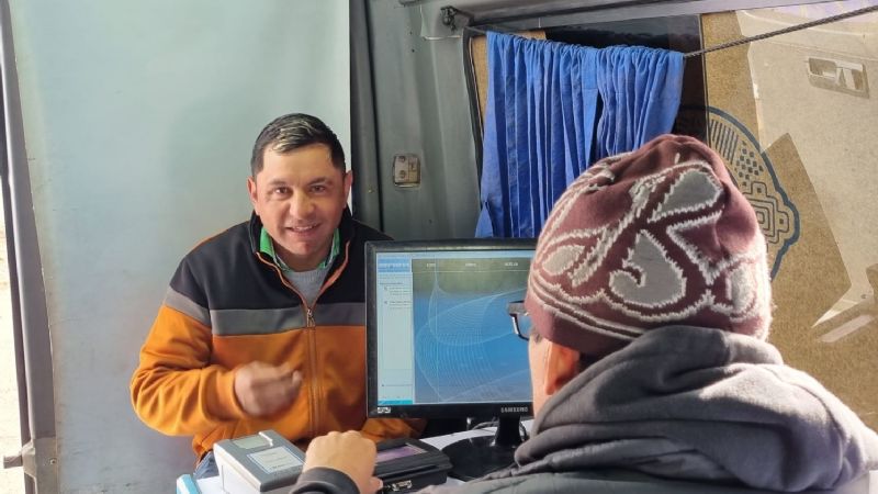 El Registro Civil Móvil llega a Las Juntas para facilitar trámites de documentación