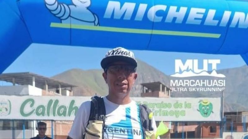 Catamarqueño obtuvo medalla de bronce en una carrera de alta montaña en Perú