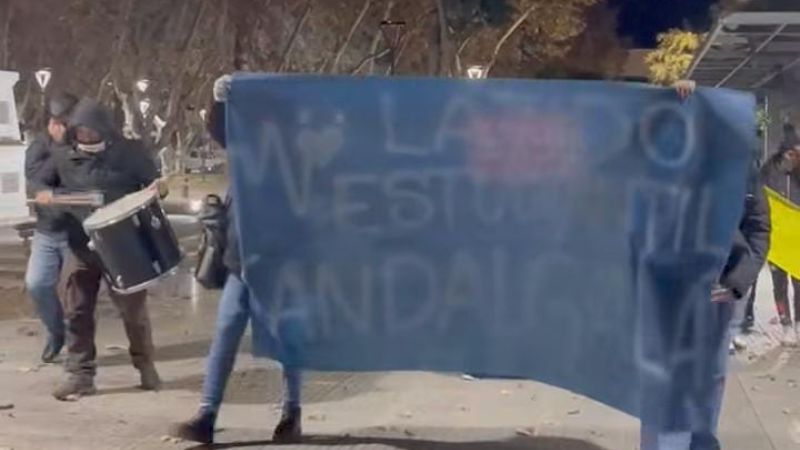 Estudiantes del interior se movilizaron pidiendo docentes