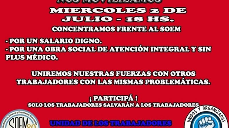 Conforman el Frente de Trabajadores Unidos