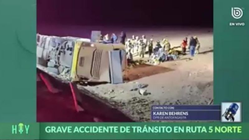 Trágico vuelco de ómnibus dejó cuatro víctimas fatales y decenas de heridos