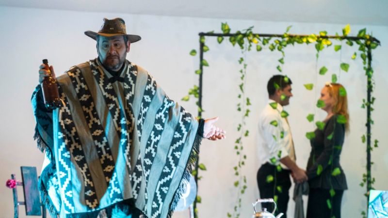 Muestra del taller de teatro en la Biblioteca Julio Herrera