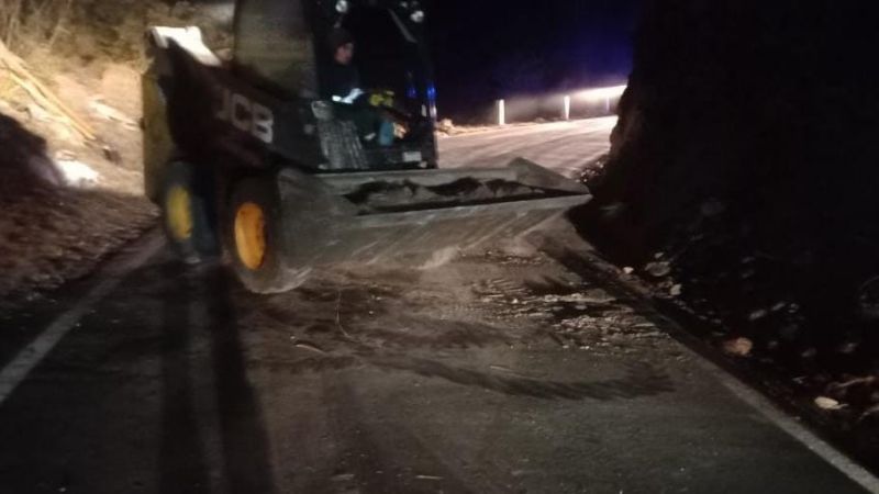 Transitar con precaución por la Cuesta de El Portezuelo