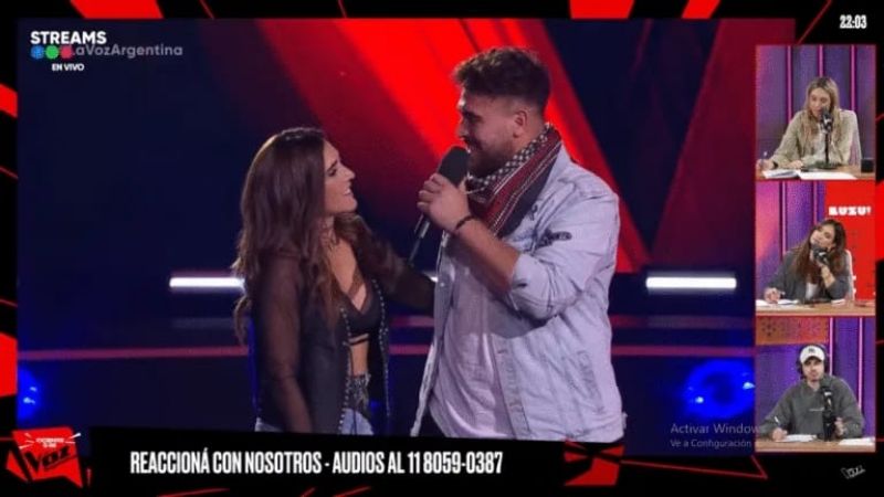 Agustín Isasmendi quedó en La Voz y eligió a "La Sole"