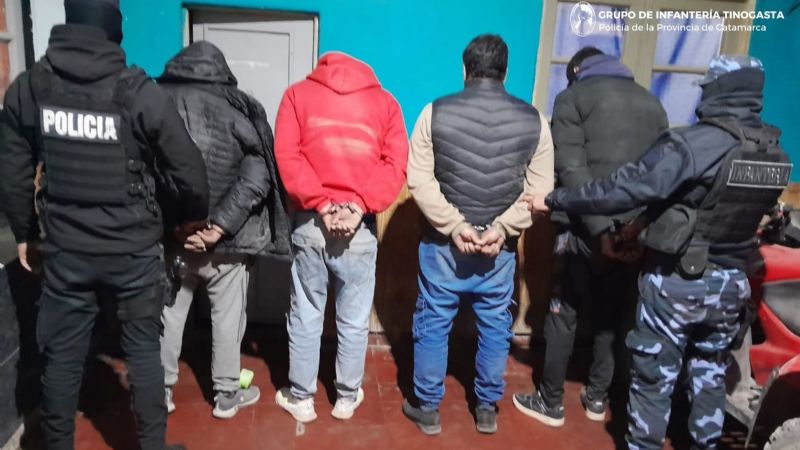 En Tinogasta aprehenden a cuatro personas por agresiones