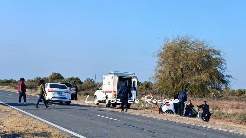 Se despistó y terminó en la banquina
