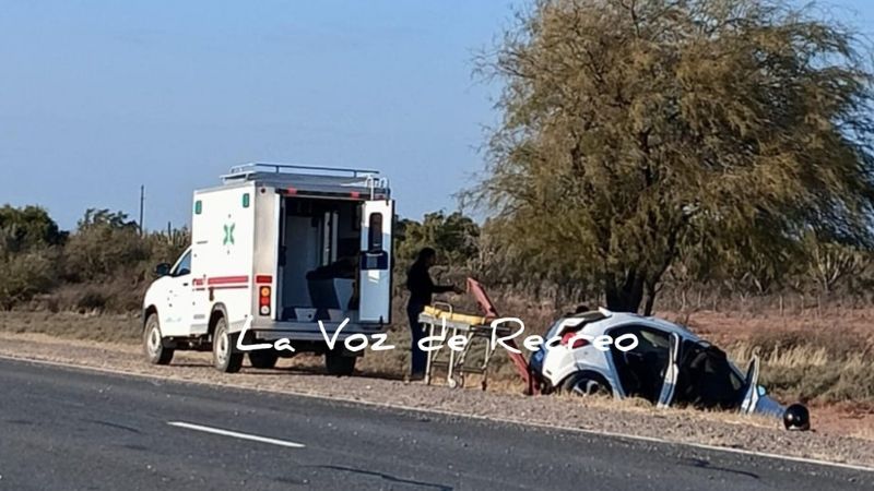 Se despistó y terminó en la banquina