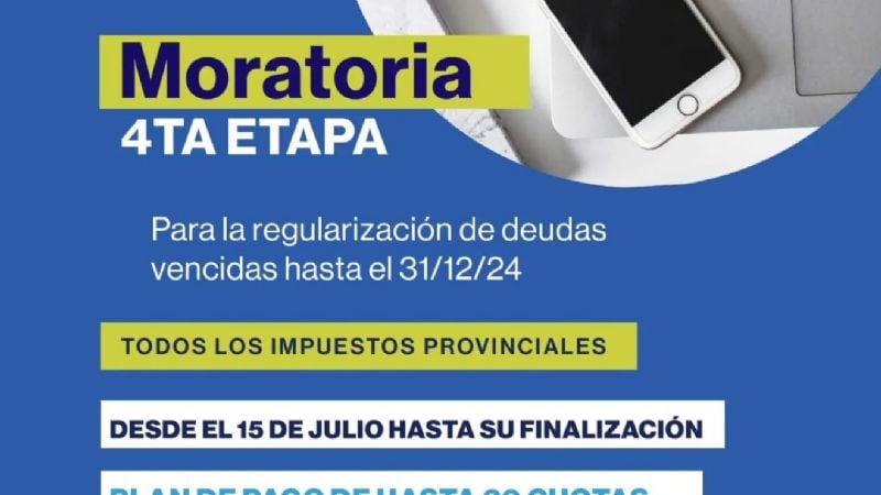 ARCAT lanzó la 4ta etapa de la moratoria por impuestos