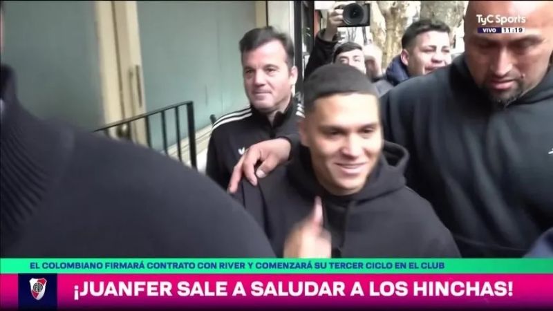 Juanfer Quintero ya es nuevo refuerzo de River