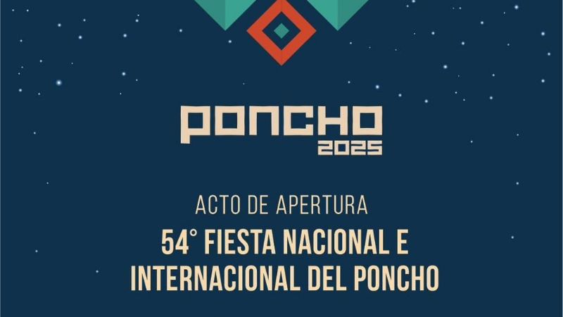 La Fiesta del Poncho se podrá seguir en vivo desde todo el país