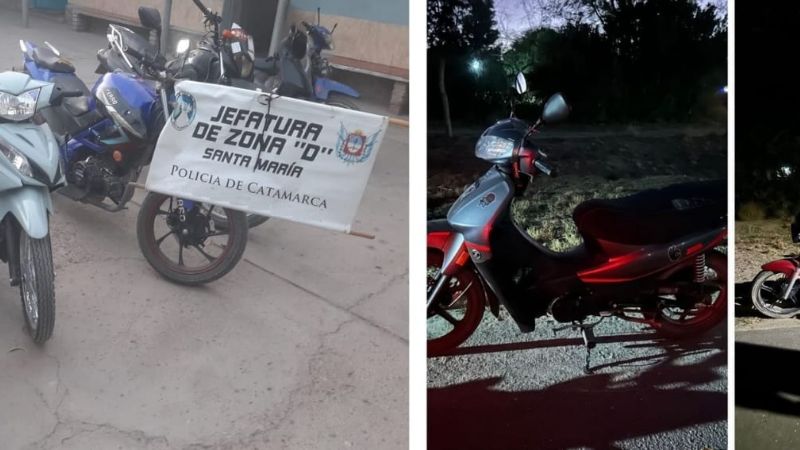 Secuestran varios rodados en el Interior Provincial