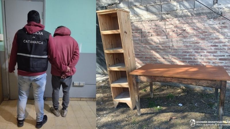 En un allanamiento recuperan elementos robados