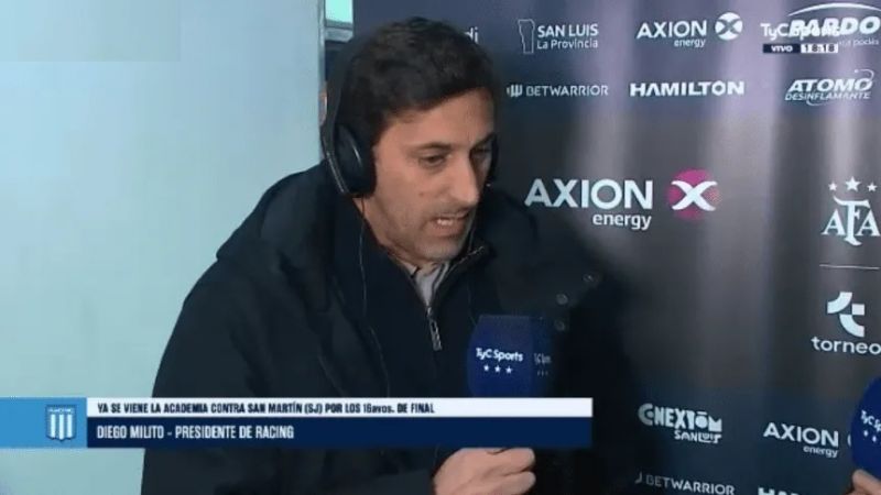 Milito le “pegó” a Salas, Gallardo y River