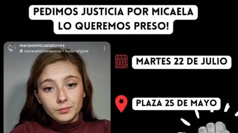 Marcha para pedir justicia para Micaela