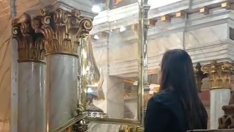La vicepresidenta de la Nación visitó el camarín de la Virgen del Valle