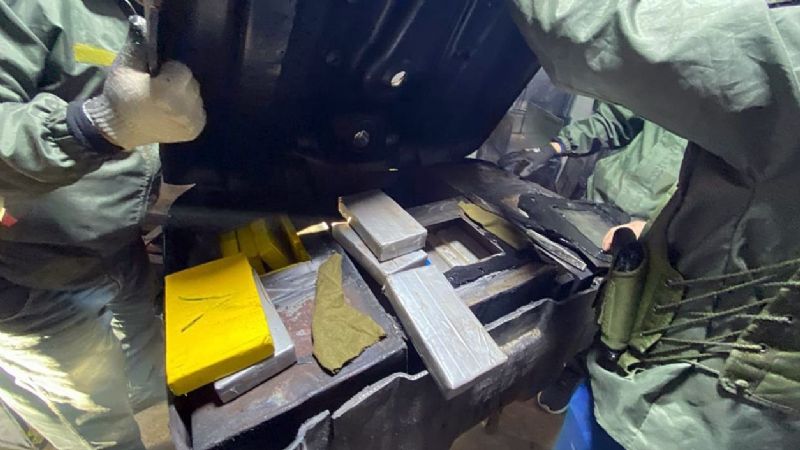 Secuestraron 300 kilos de cocaína en Belén