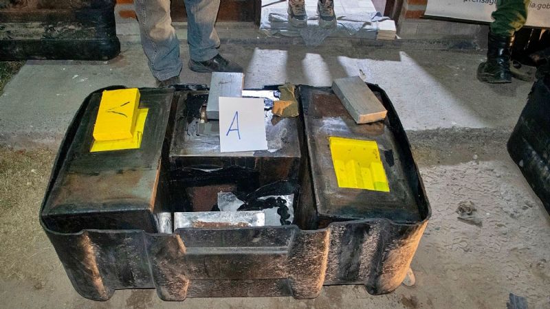 Los más de 300 kg de cocaína están valuados en casi 5 mil millones de pesos