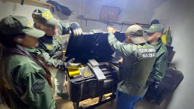 Los más de 300 kg de cocaína están valuados en casi 5 mil millones de pesos