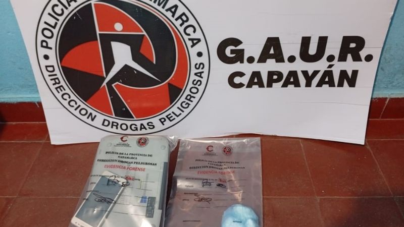 Tucumano llevaba cocaína en el colectivo