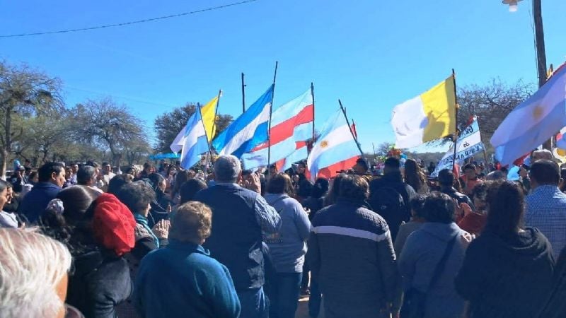 Fiesta en honor de Nuestra Señora de Libranzas en La Paz
