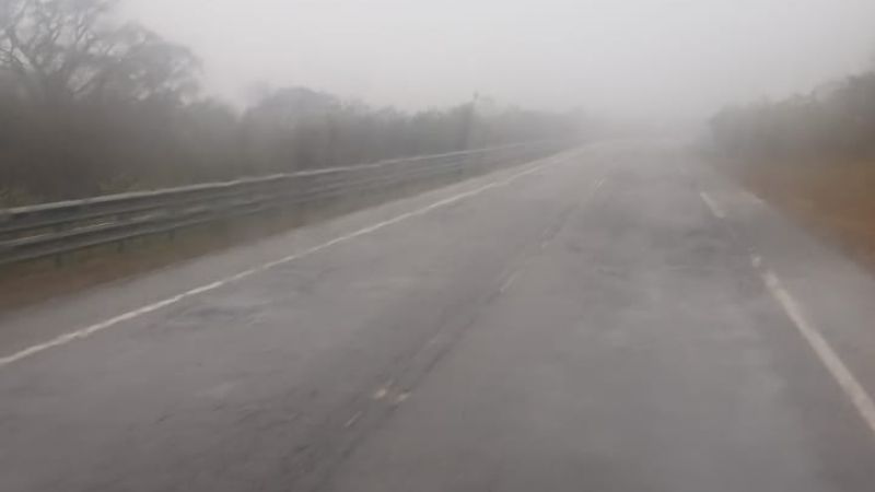 Por llovizna, transitar con precaución por RN 38, en la Cuesta del Totoral, y en RN 64
