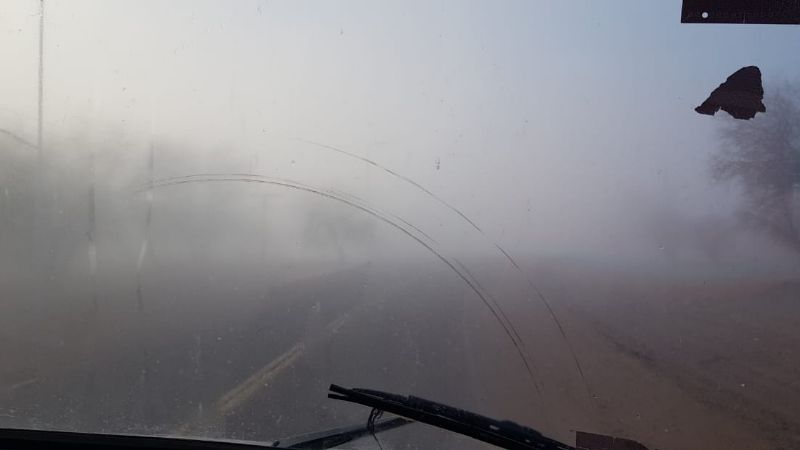 Rutas nacionales: La Cébila con desvío y el Paso cerrado