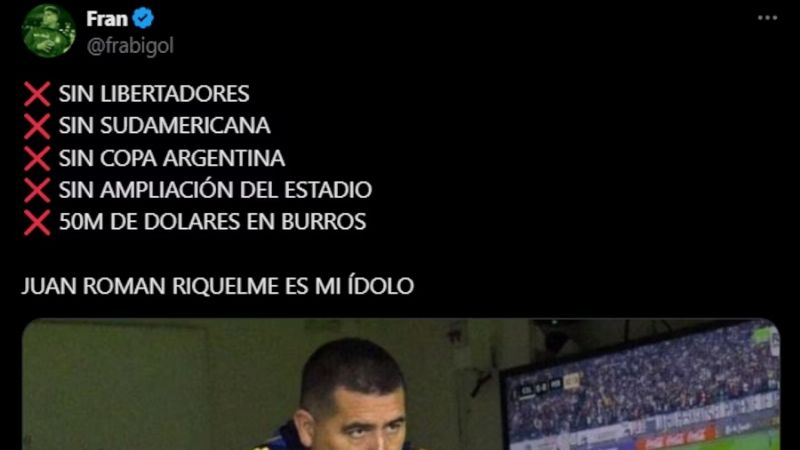 Cargadas a Boca por quedar eliminado