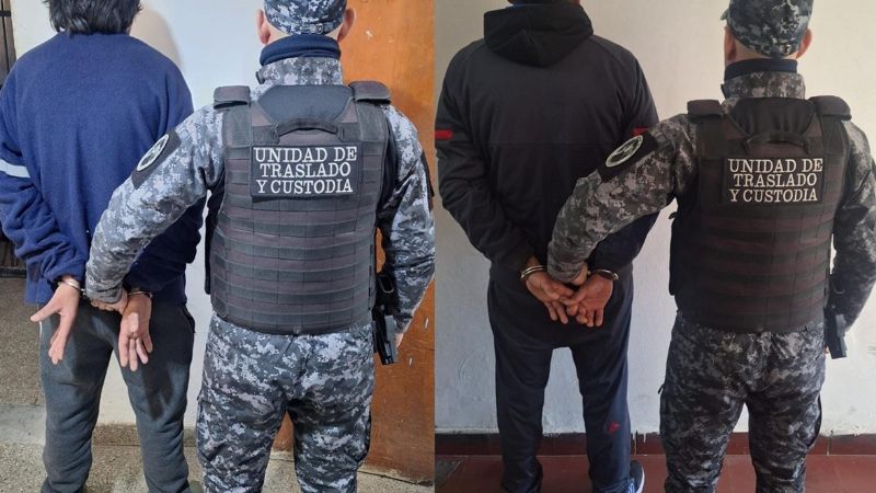 Dos peligrosos delincuentes fueron trasladados al Servicio Penitenciario