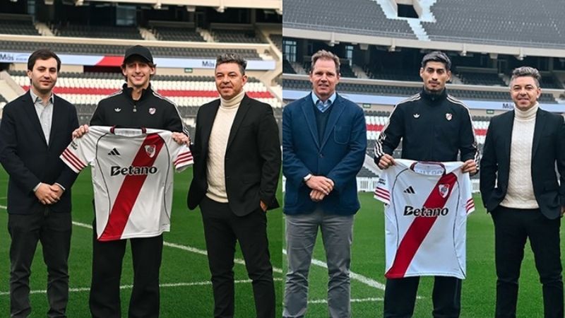 River presentó a Galarza y Portillo