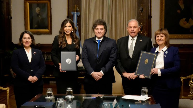 Milei firmó una carta de intención con EE.UU. para que los argentinos ya no necesiten visa